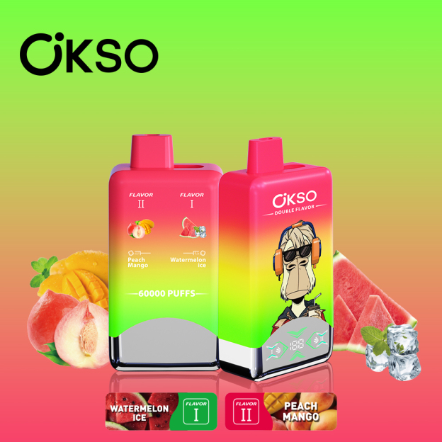 OKSO Dual Flavor 60000 Puffs  Disposable Vapes
