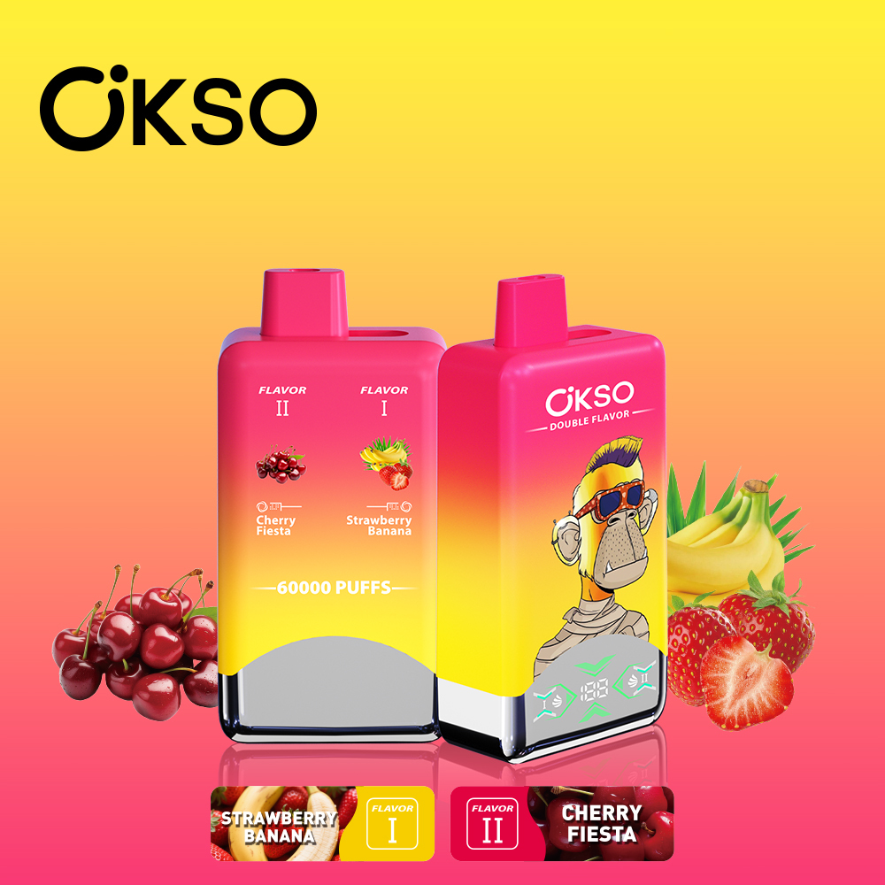 OKSO Dual Flavor 60000 Puffs  Disposable Vapes