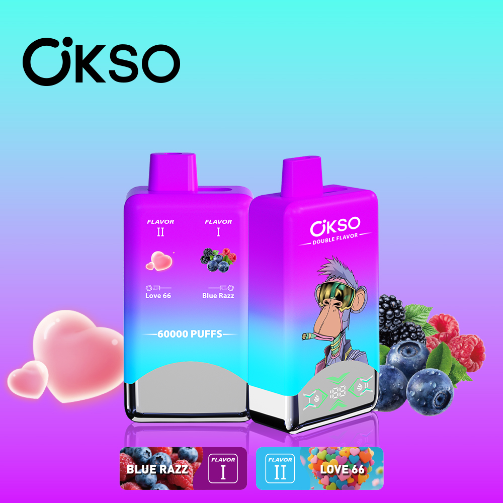 OKSO Dual Flavor 60000 Puffs  Disposable Vapes