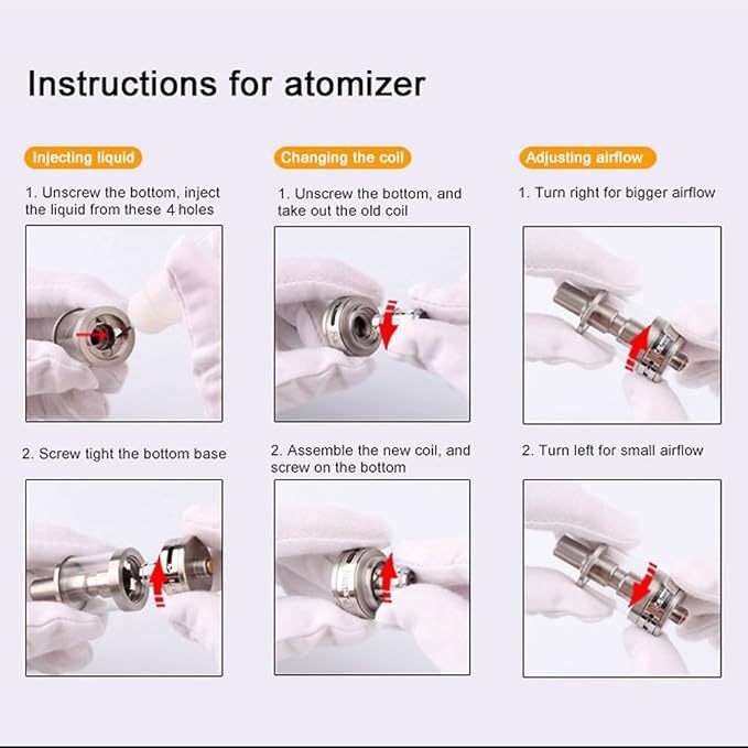 kamry k1000 Plus Atomizer 2ml Empty Tank for Wood Color e-cig Pipe