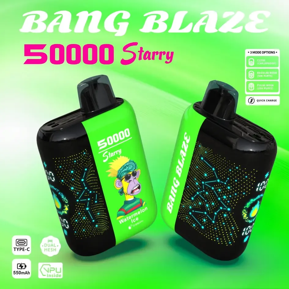 Bang Blaze 50000 Puffs – Starry Screen Disposable Vape 4
