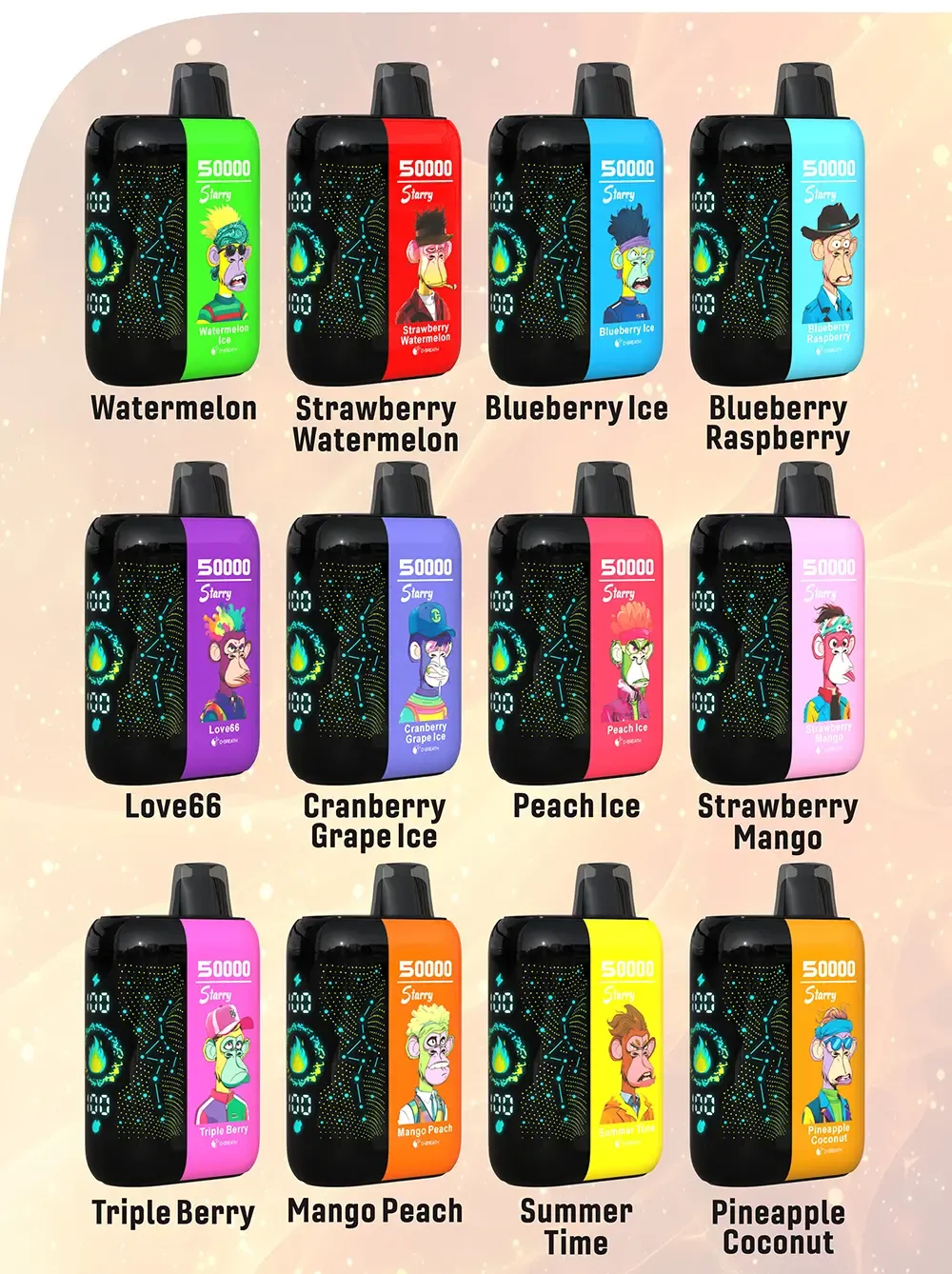 Bang Blaze 50000 Puffs – Starry Screen Disposable Vape 6