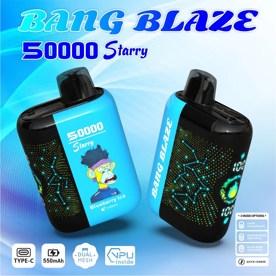 Bang Blaze 50000 Puffs – Starry Screen Disposable Vape 5