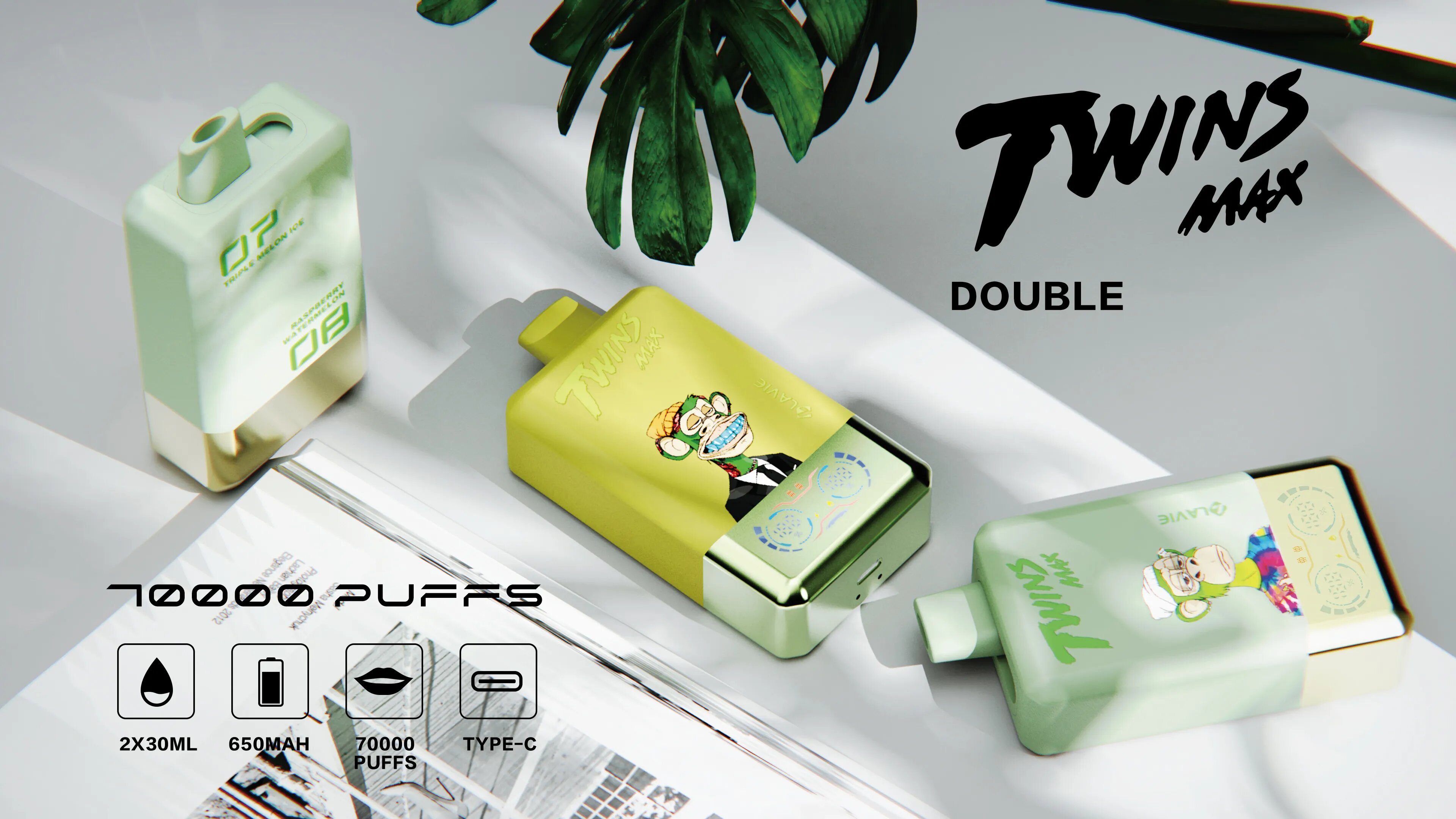 Lavie Twins Max 70,000 Puffs Disposable vape: The King of Endurance is here!