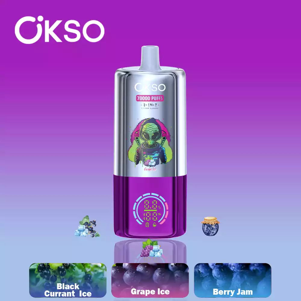OKSO 3-in-1 70000 70K Puffs  Disposable Vapes
