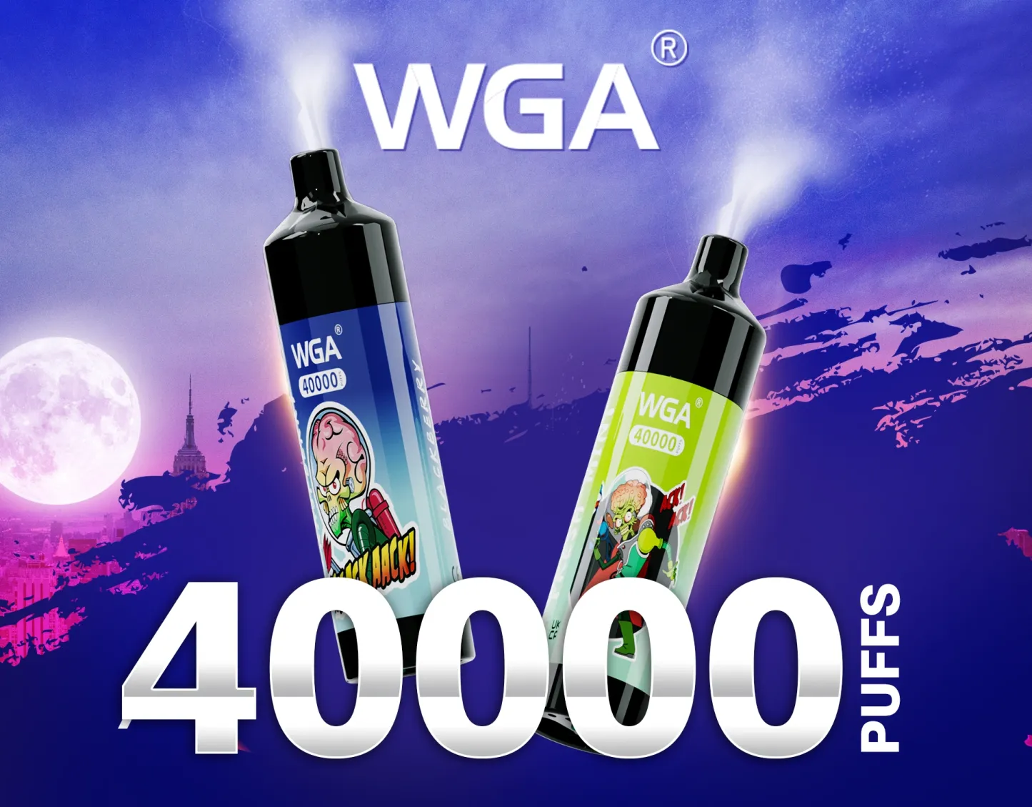 WGA Mars Attacks Theme 40000 Puffs Disposable vape