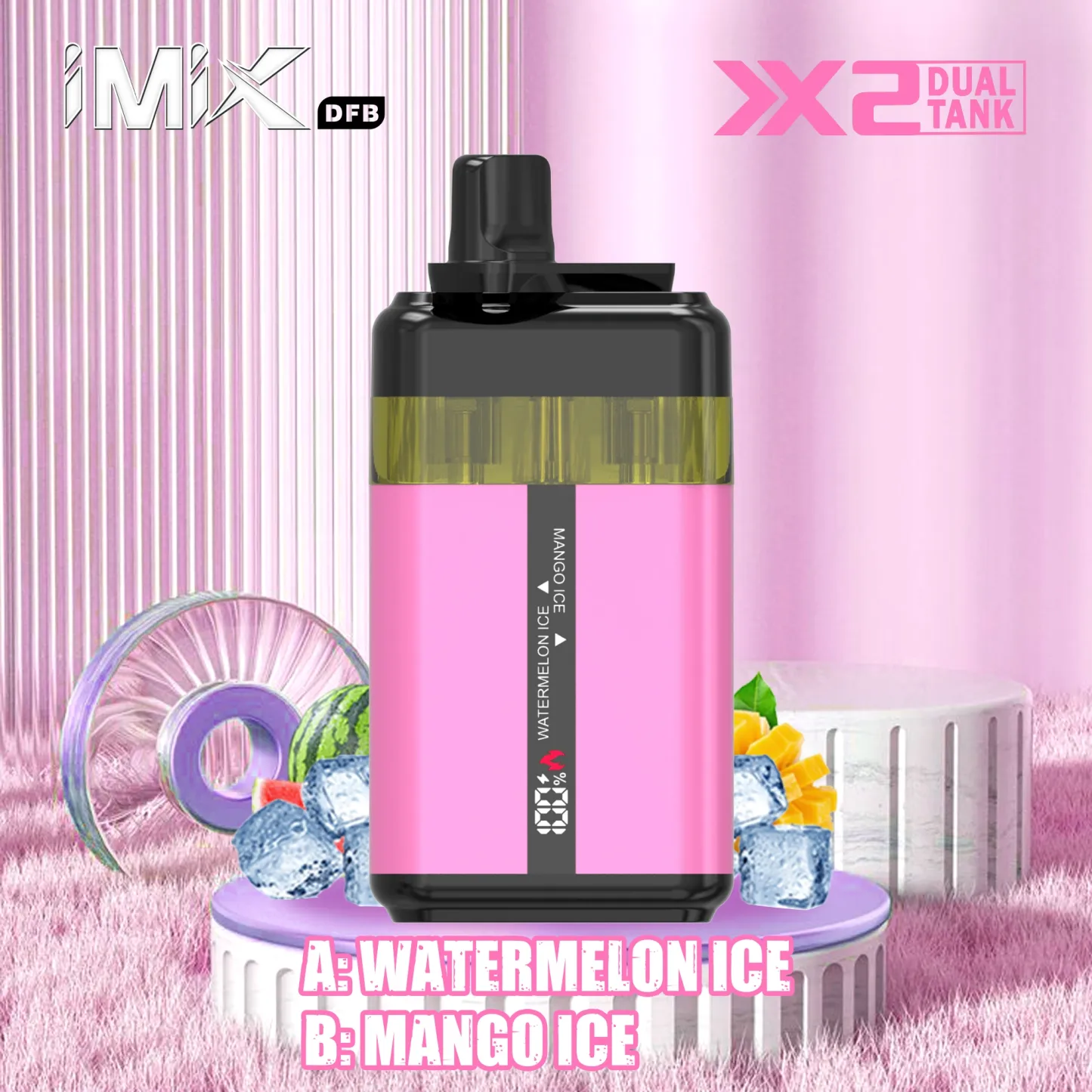 iXiM DUAL TANK 40K Puffs Disposable Vape