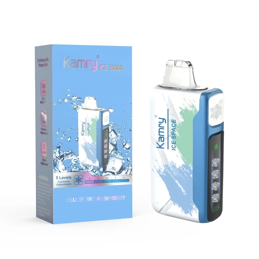 Kamry Ice space 50000 Puffs Disposable Vape Blueberry Raspberry-2%