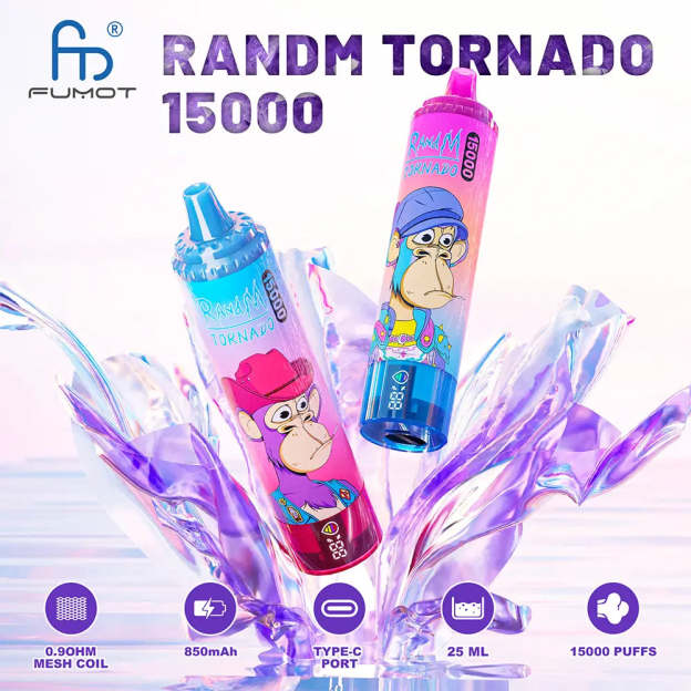 Fumot Tornado 15000 Disposable Vape - 25ML (1 Vape)-kamrytechvape 4