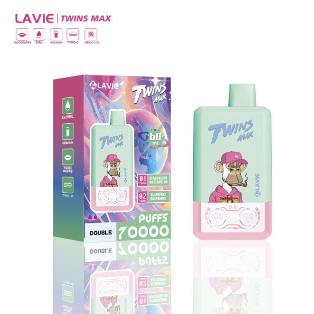 Lavie Twins Max 70000 Puffs Disposable Vape
 kamrytechvape 4