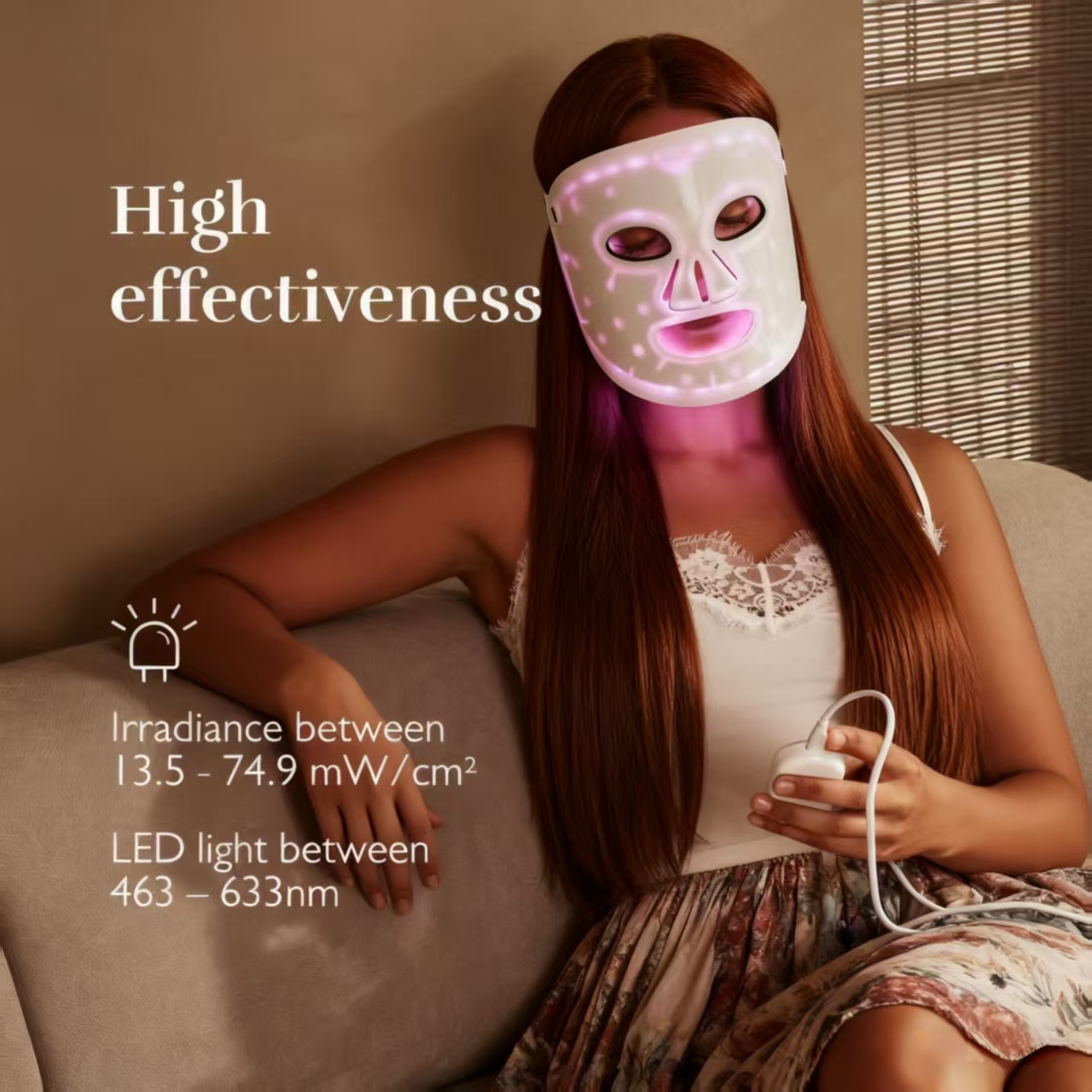 4-Color LED  Light Therapy Beauty Mask