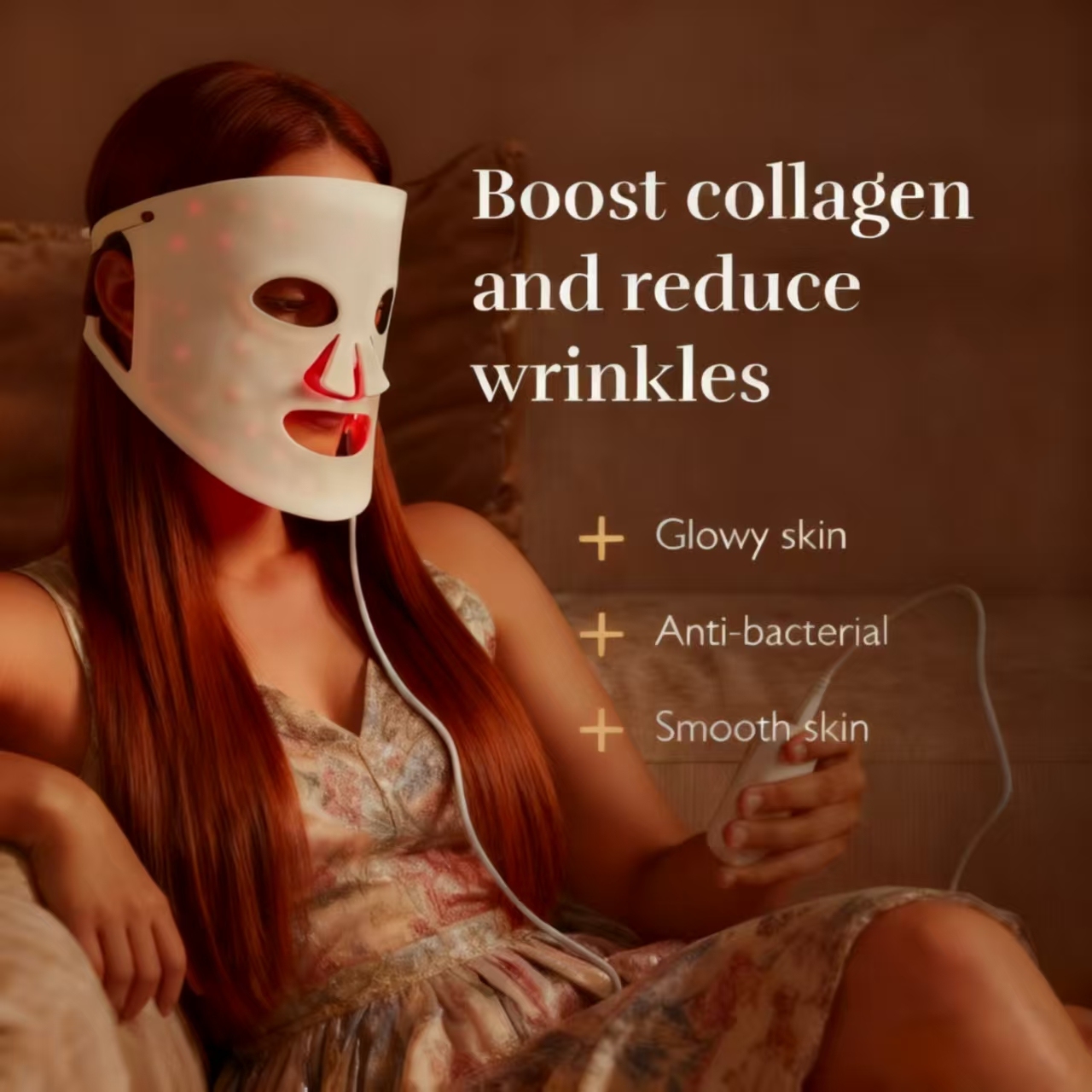 4-Color LED  Light Therapy Beauty Mask