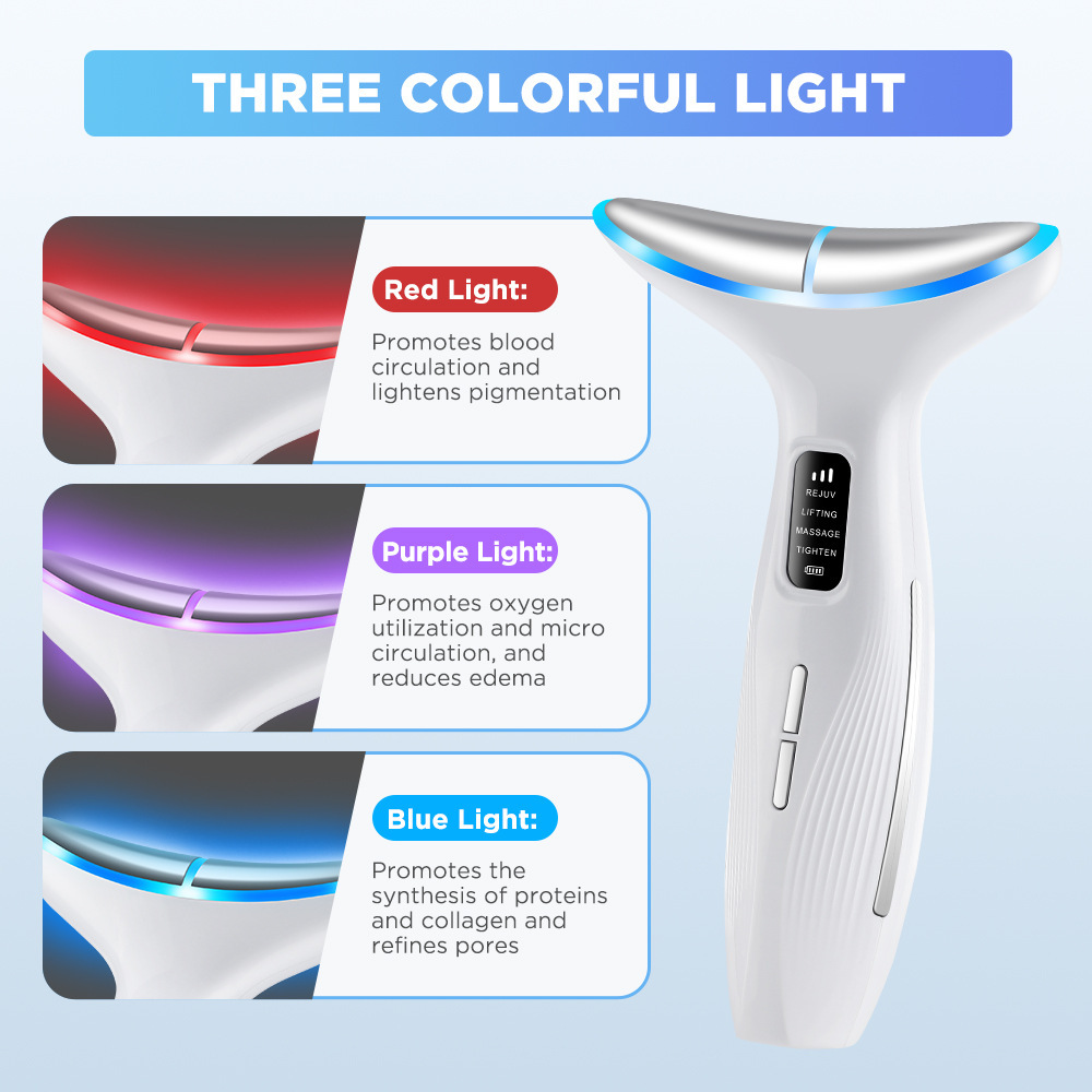 Facial Massager Red-Light-Therapy-for-Face and Neck, 