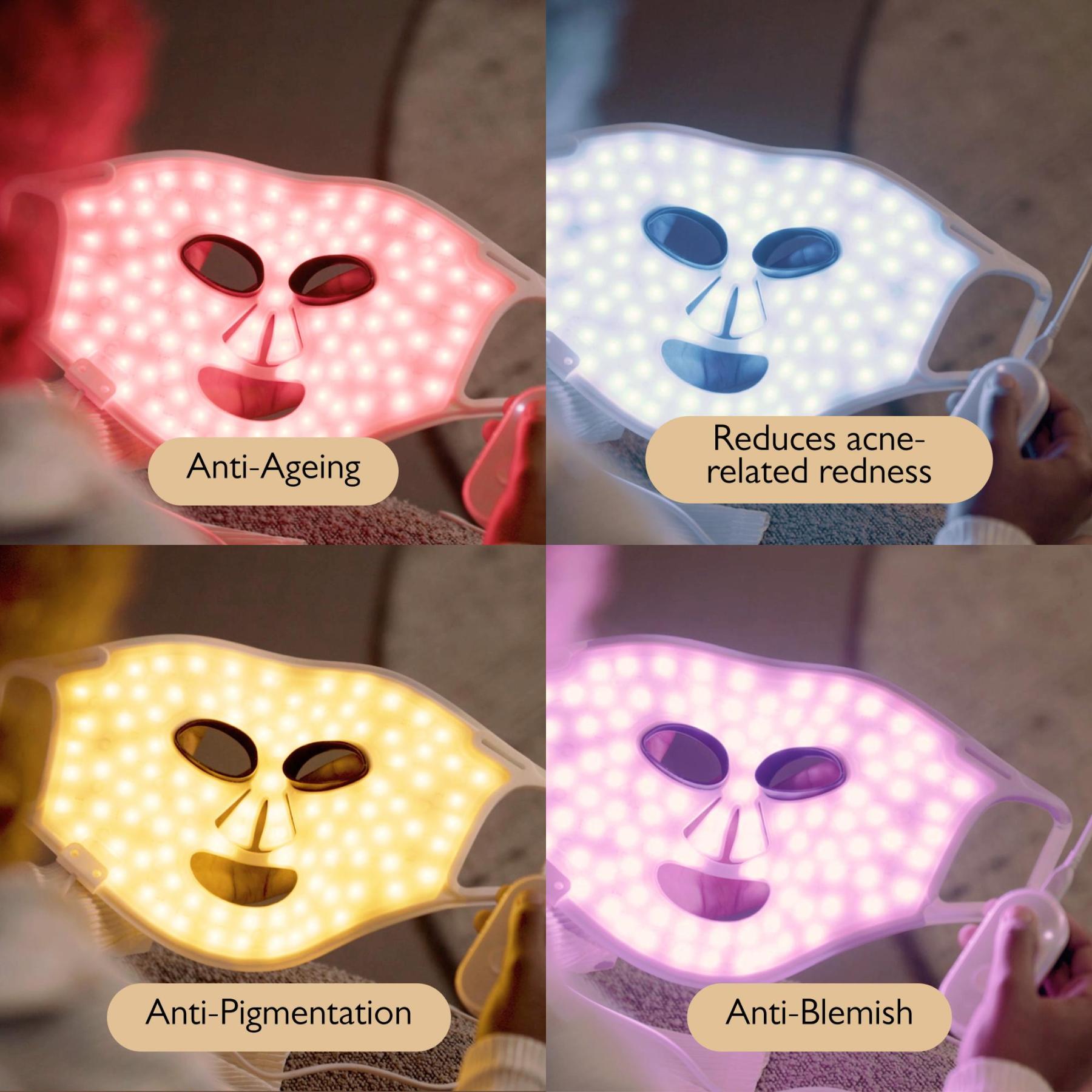 ** LED Face Mask – 4-in-1 Multi-Functional Skin Care Device**  