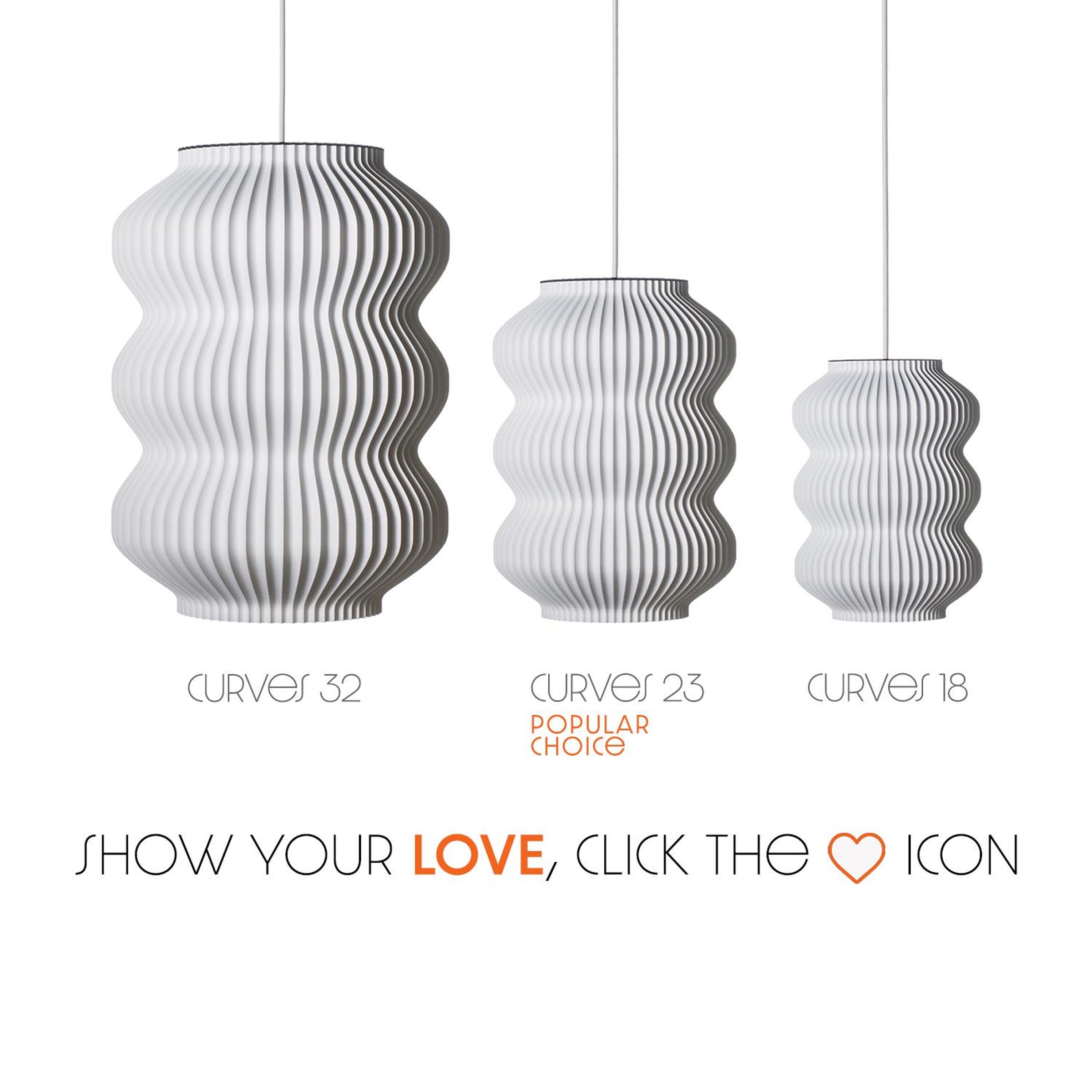 Pendant Light - White Hanging Lamp - Modern Light Fixture- Ceiling Lamp- Lampshade E26/E27 Base- Housewarming Gift- 23 x 33 CM / 32 x 46 CM