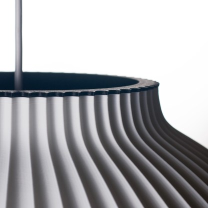 Pendant Light - White Hanging Lamp - Modern Light Fixture - Round Ceiling Lamp -Small Lampshade -Housewarming Gift - lamps- 21 CM / 8,4 INCH