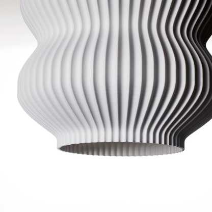 Pendant Light - White Hanging Lamp - Modern Light Fixture- Ceiling Lamp- Lampshade E26/E27 Base- Housewarming Gift- 23 x 33 CM / 32 x 46 CM