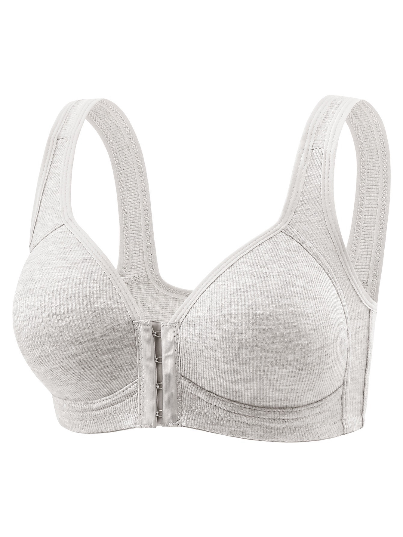 Cotton Luxe Front And Back Close Wireless Bra
