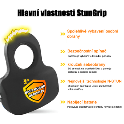 Elektrický šokový přívěsek na klíče