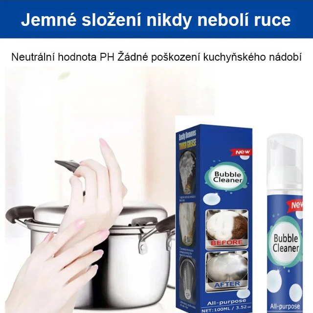 Japonský profesionální čistič mastnoty z kuchyně