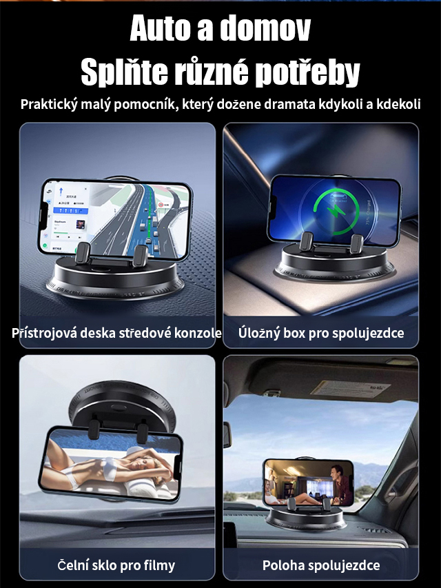 【Inteligentní AI snímač】 Multifunkční držák na mobil