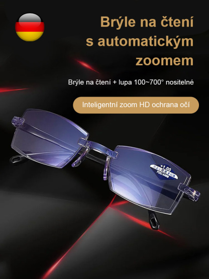 Krátkozrakost + Dalekozrakost + brýle na čtení + sluneční brýle