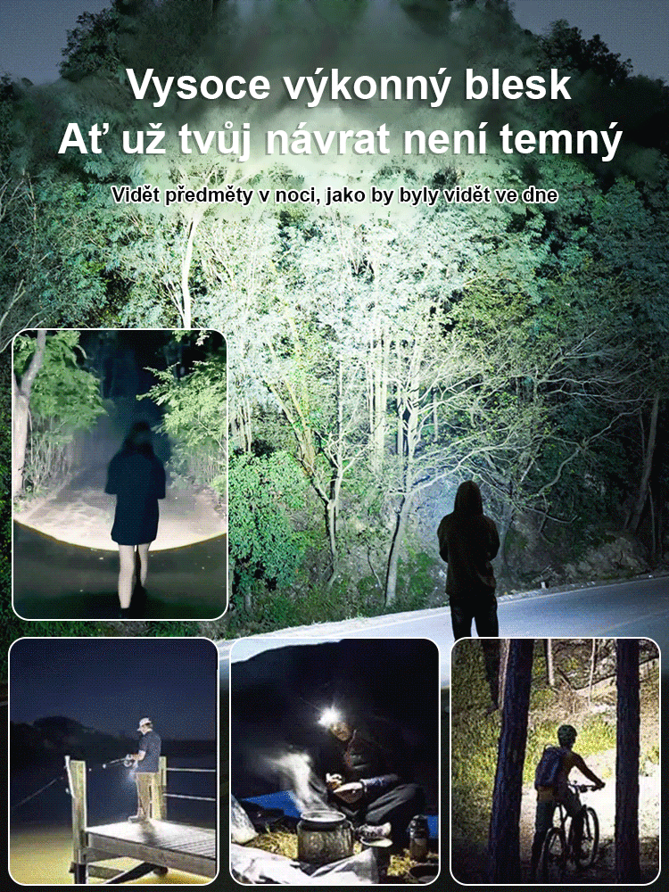 【Super jasné】přívěsek na klíče s LED svítilnou