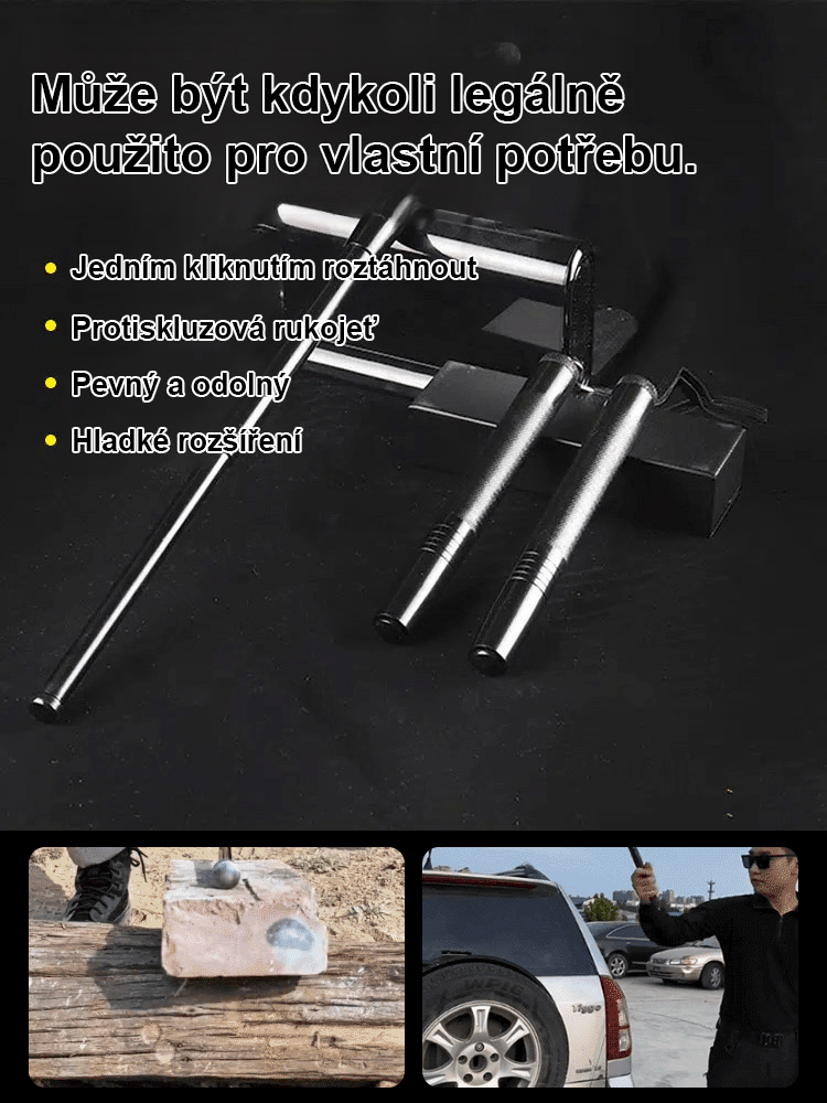 Teleskopické nářadí pro sportovní trénink