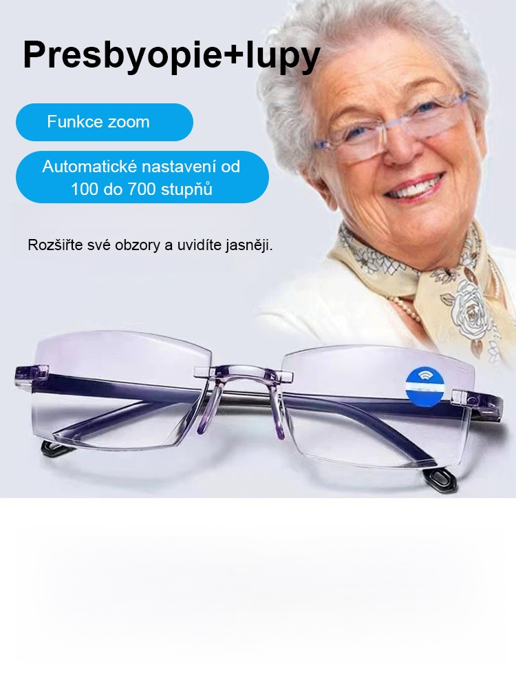 Inteligentní high-tech brýle proti záření pro presbyopii -- Přidělení 1055551