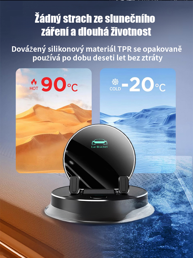【Inteligentní AI snímač】 Multifunkční držák na mobil
