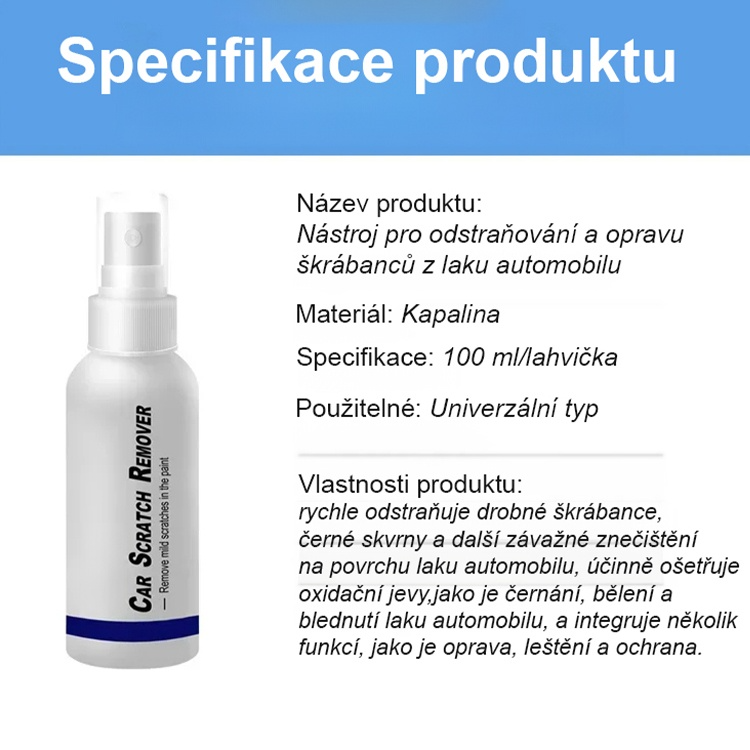 Odstraňte škrábance z auta za 3 sekundy