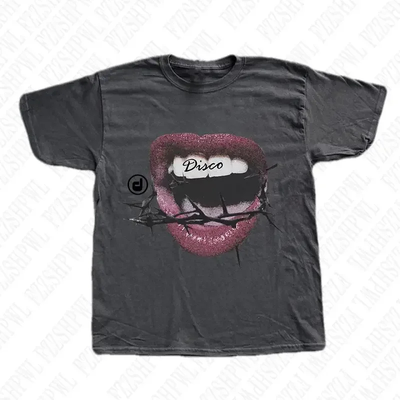 GRILLZ T-Shirt Cotton Unisex T-Shirt, Crew Neck,Gift For Women Top Womenswear Underwear Humen, Underwear Tshirt Streetwear Lady Summer Comfort