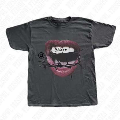 GRILLZ T-Shirt Cotton Unisex T-Shirt, Crew Neck,Gift For Women Top Womenswear Underwear Humen, Underwear Tshirt Streetwear Lady Summer Comfort