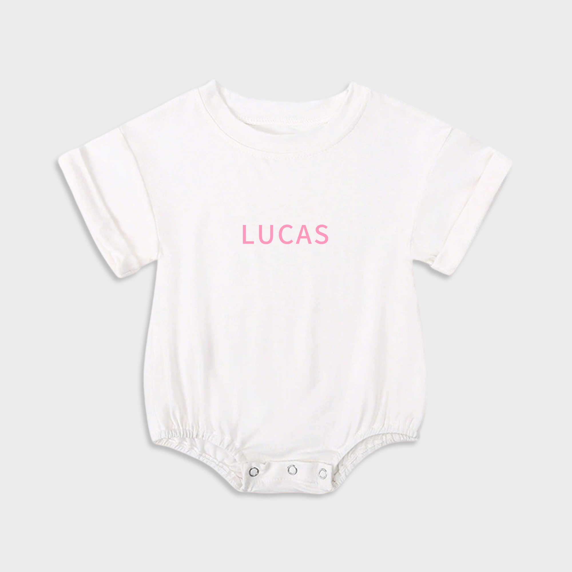 Personalized Newborn & Baby Triangular Stretchy Bodysuits