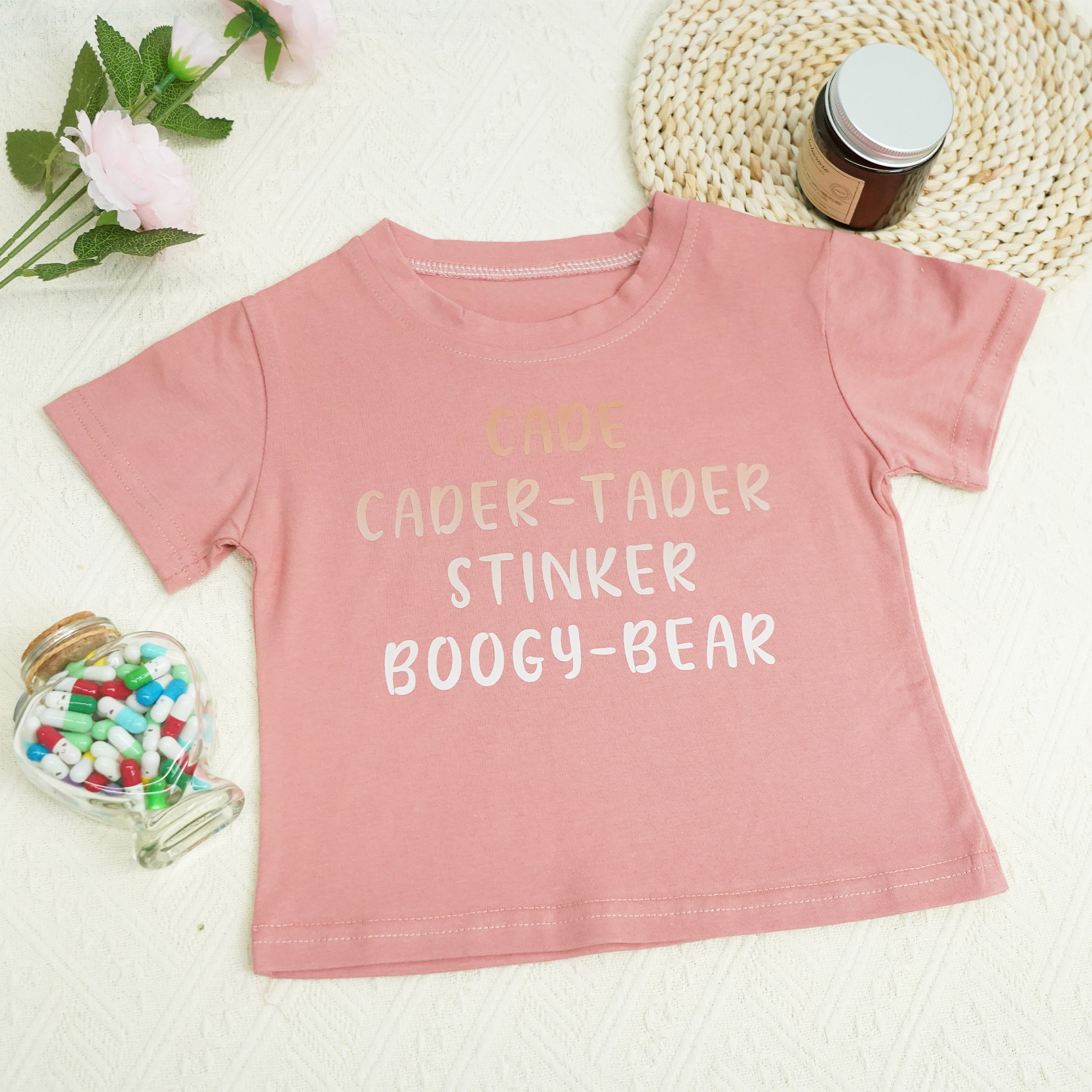 Custom Kids' T-Shirt, Toddler Top, Personalized Name