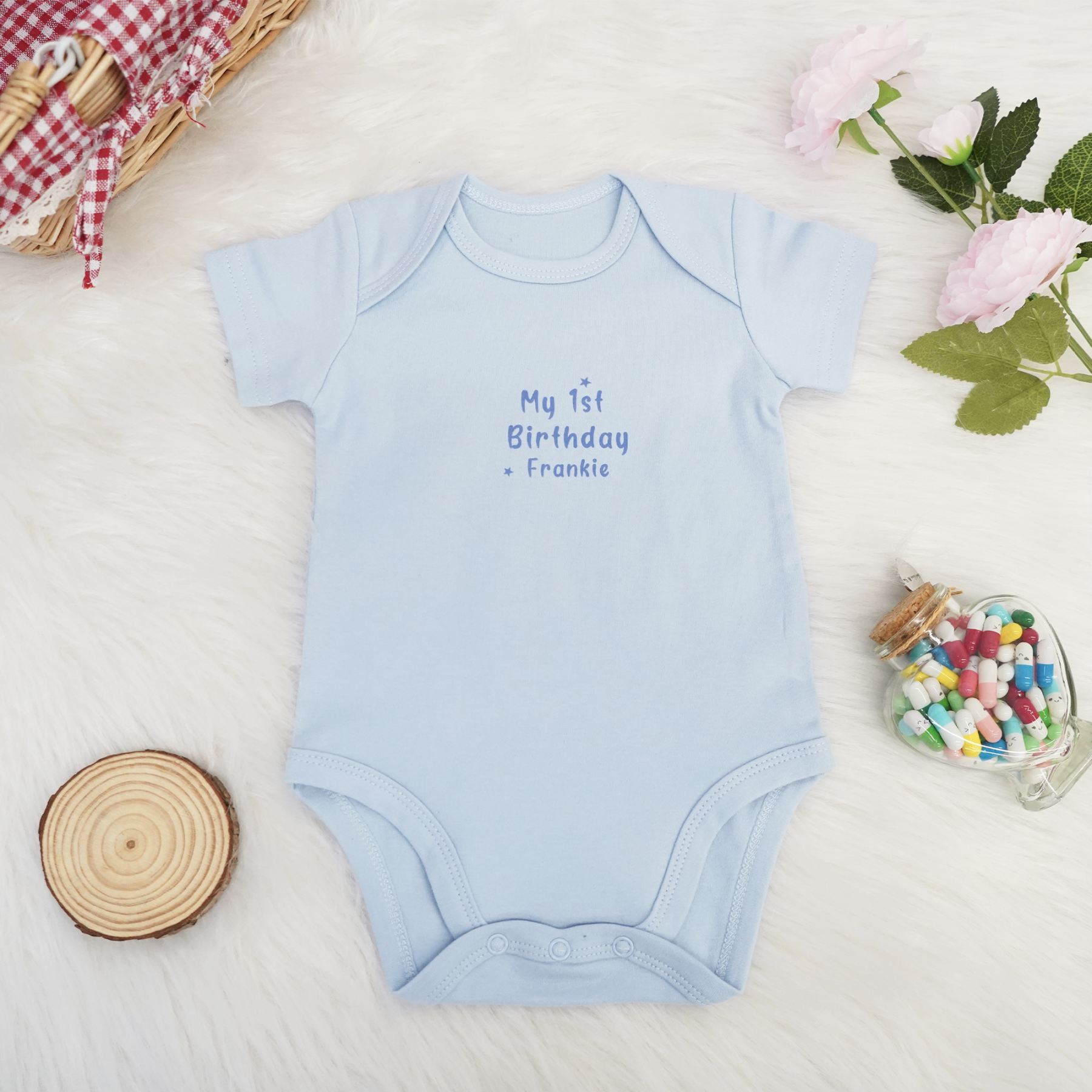 Personalized Pattern Newborn & Baby Bodysuits
