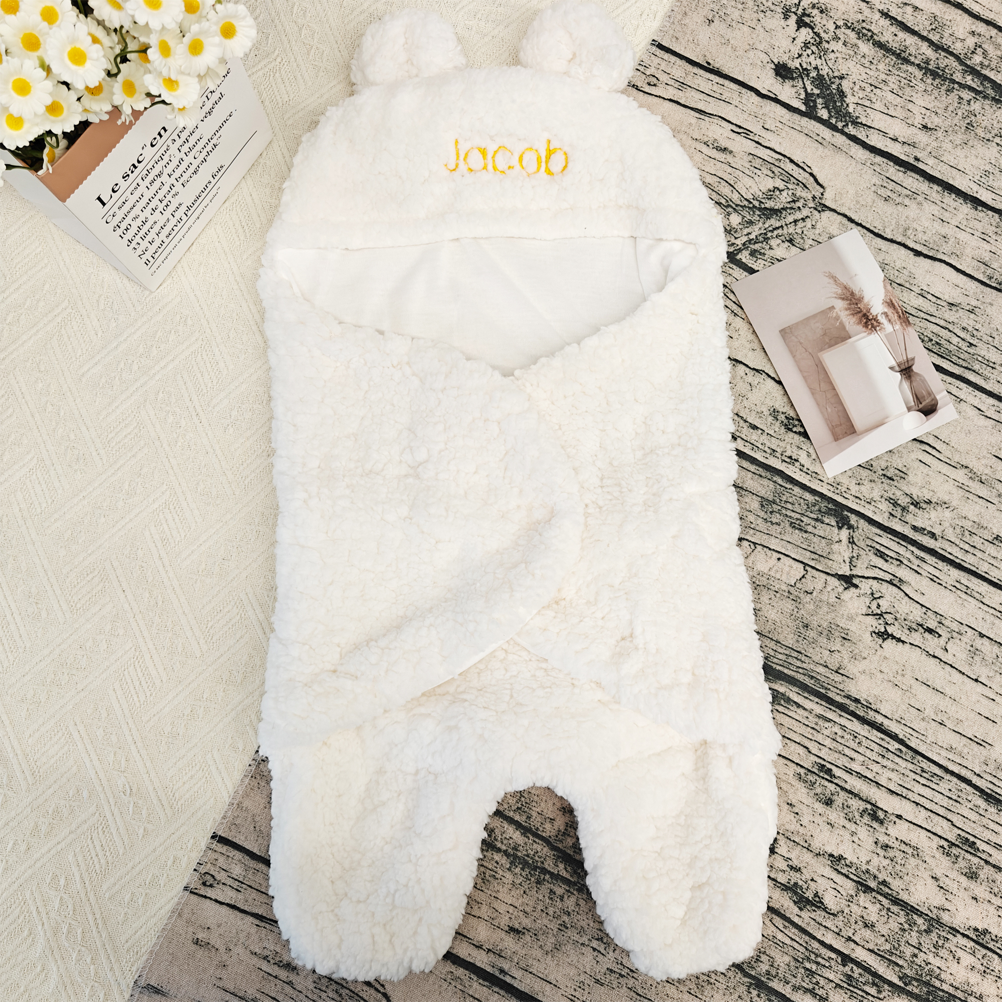 Personalized Baby Hooded Bath Towel
