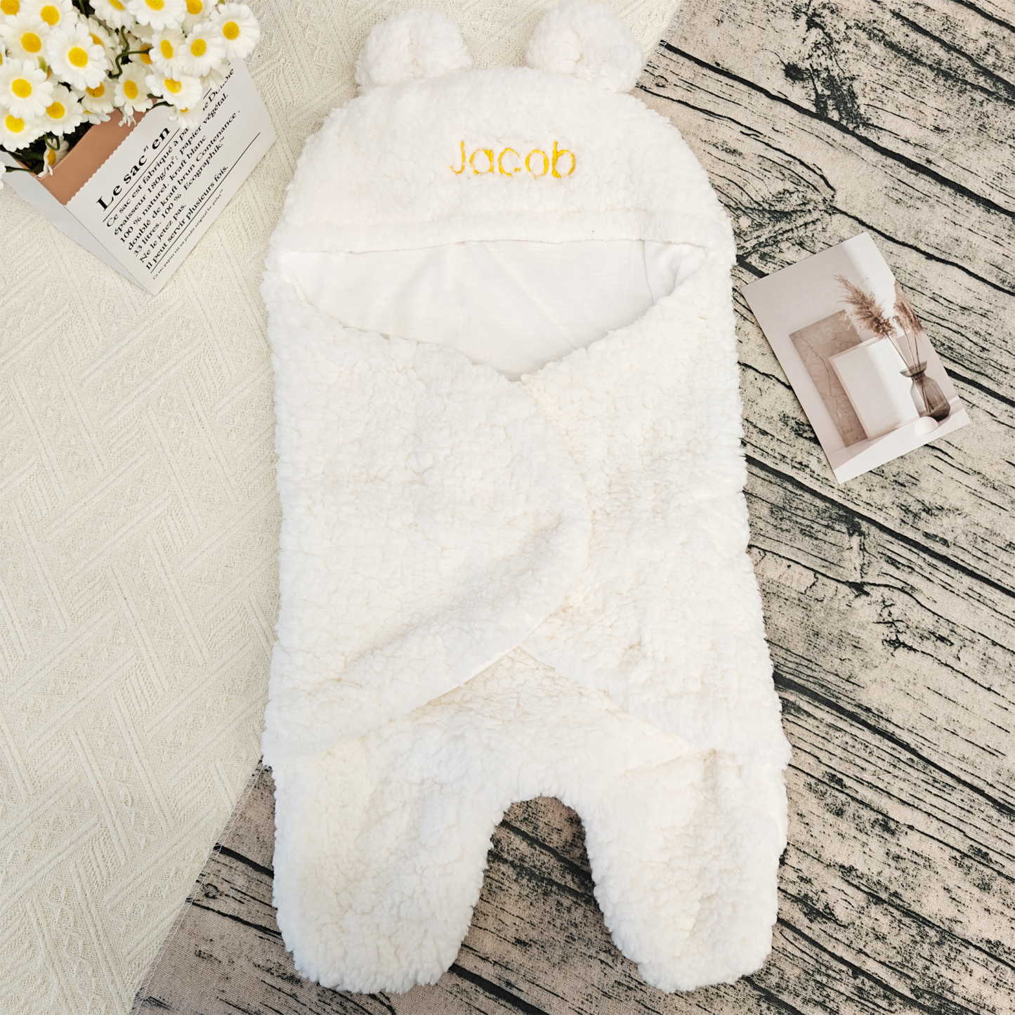 Personalized Baby Hooded Bath Towel