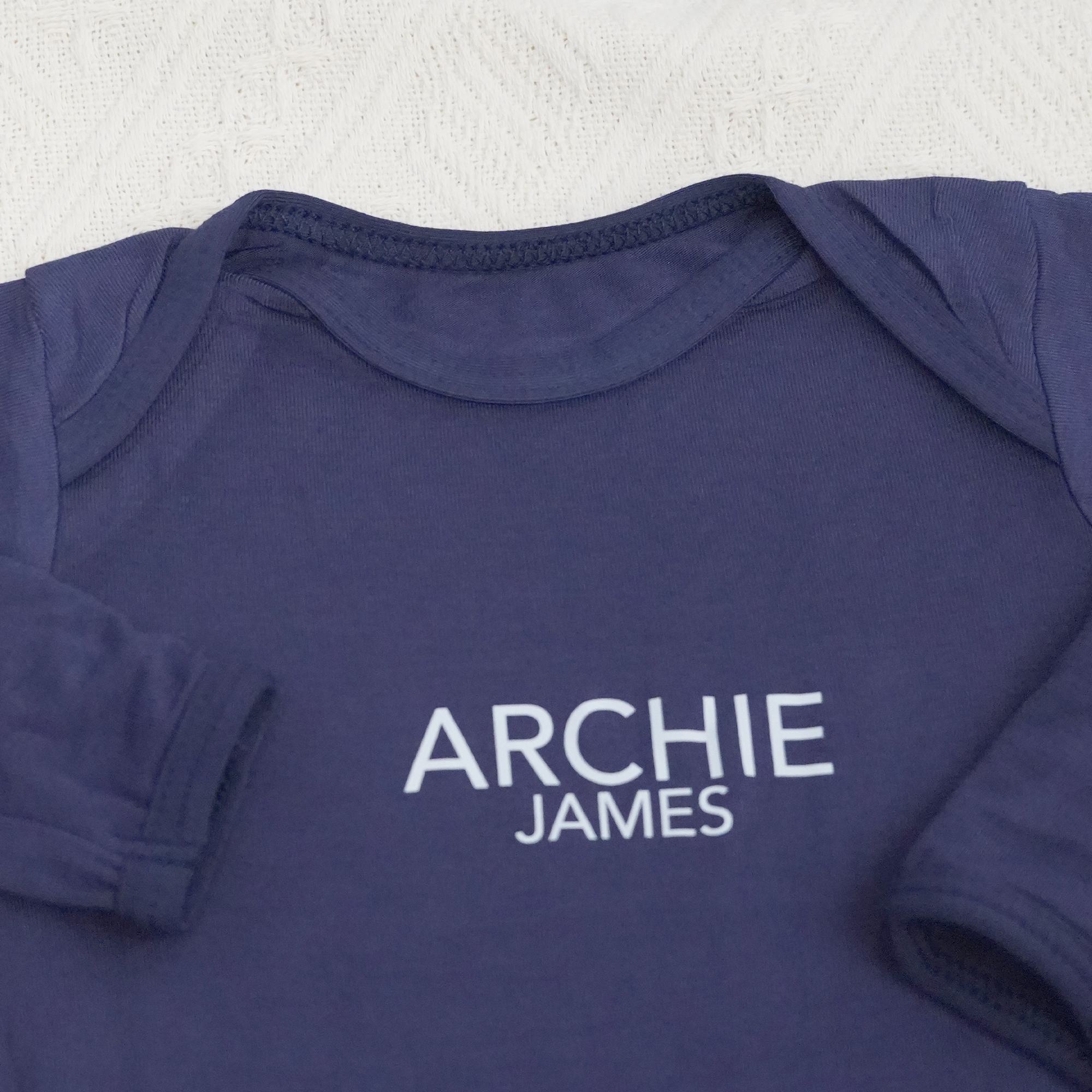 2pcs Personalized  Printed Baby Knot Gowns