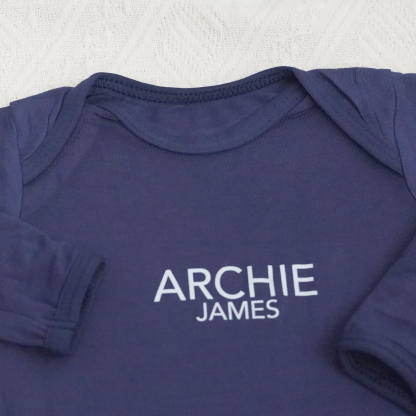 2pcs Personalized  Printed Baby Knot Gowns