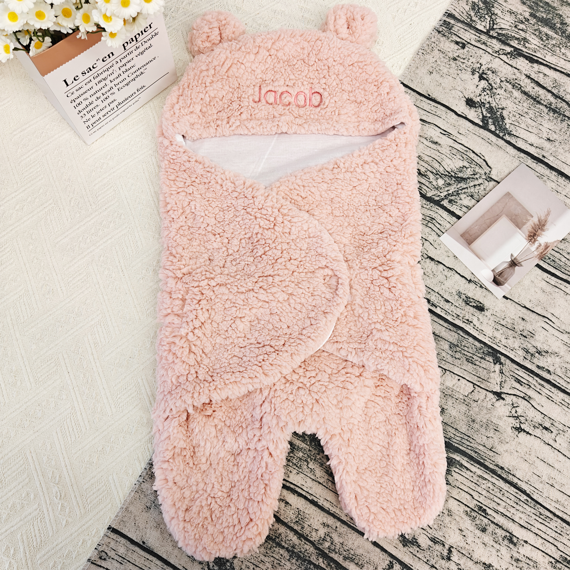 Personalized Baby Hooded Bath Towel