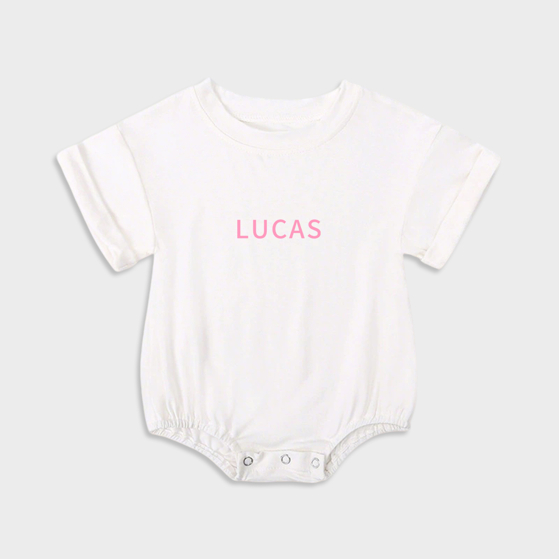 Personalized Newborn & Baby Triangular Stretchy Bodysuits