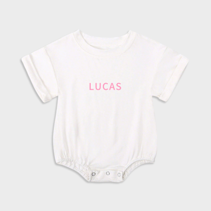 Personalized Newborn & Baby Triangular Stretchy Bodysuits