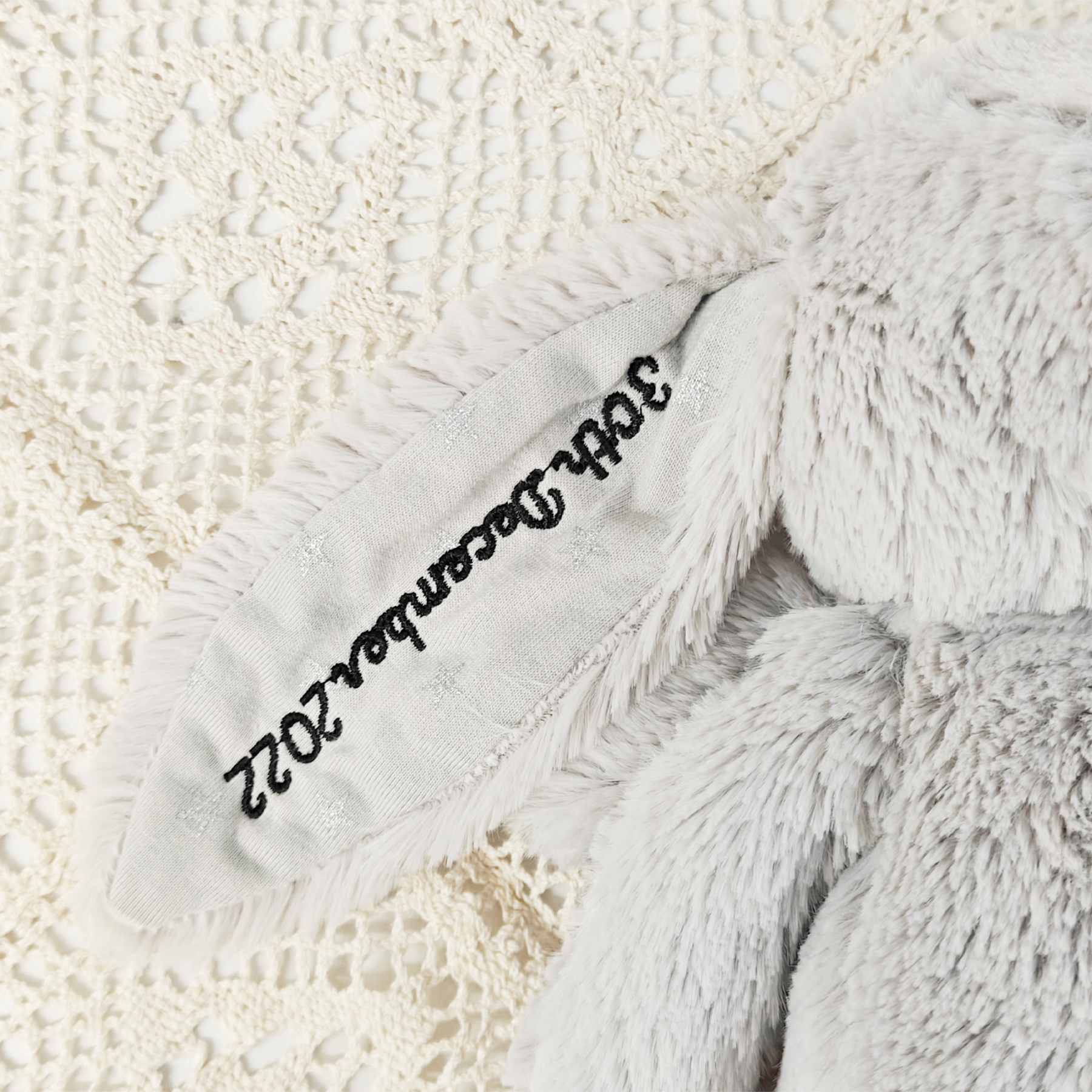Personalized Baby Stuffed Bunny
