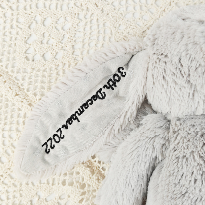 Personalized Baby Stuffed Bunny