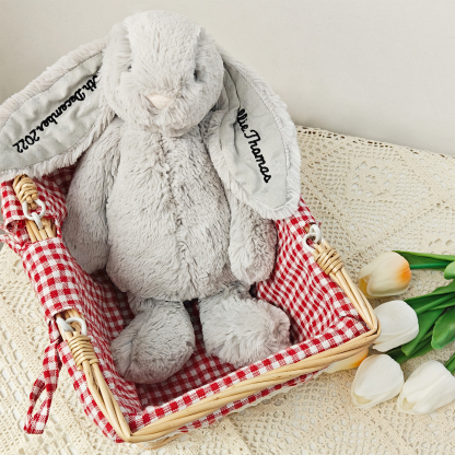 Personalized Baby Stuffed Bunny