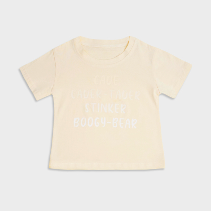 Custom Kids' T-Shirt, Toddler Top, Personalized Name