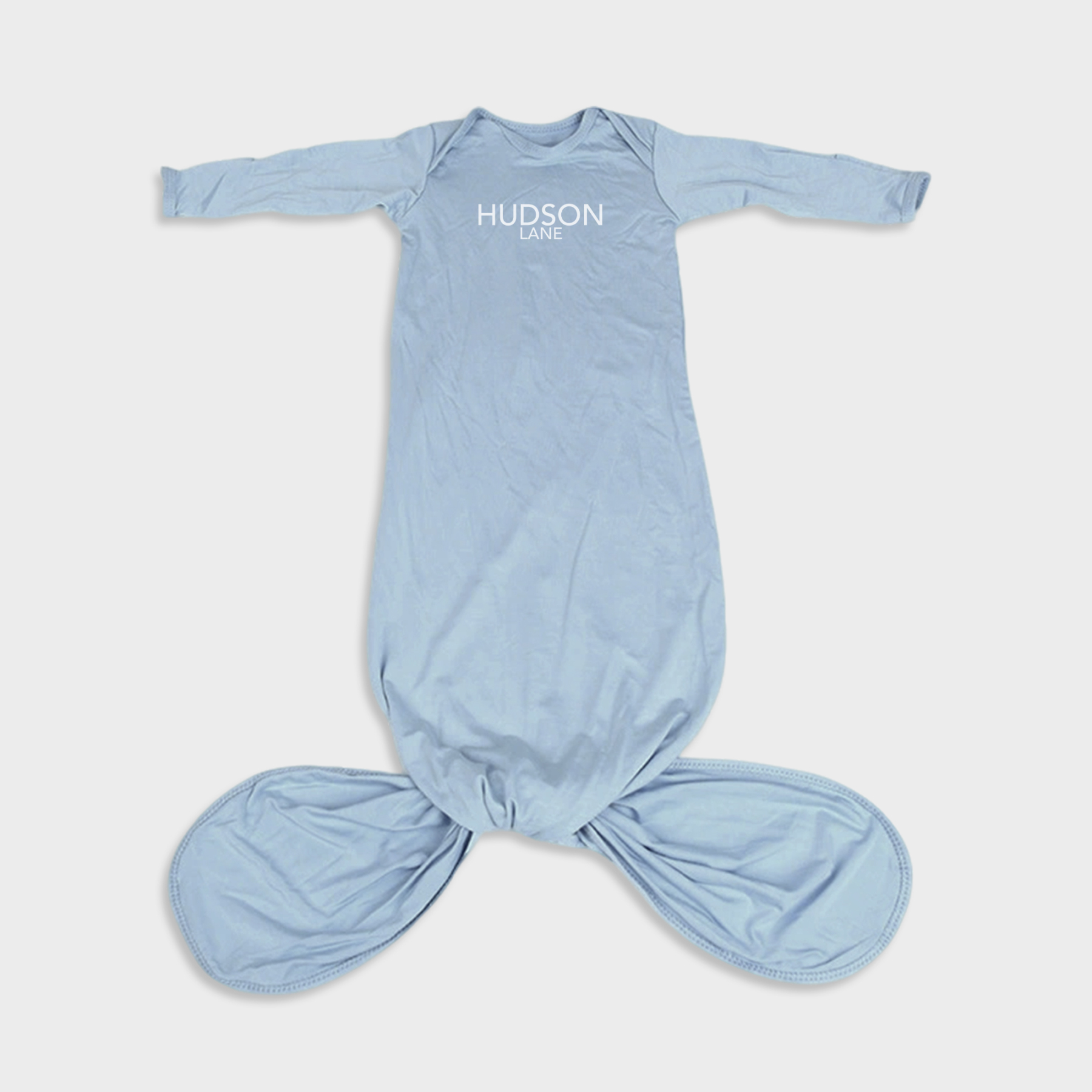 2pcs Personalized  Printed Baby Knot Gowns