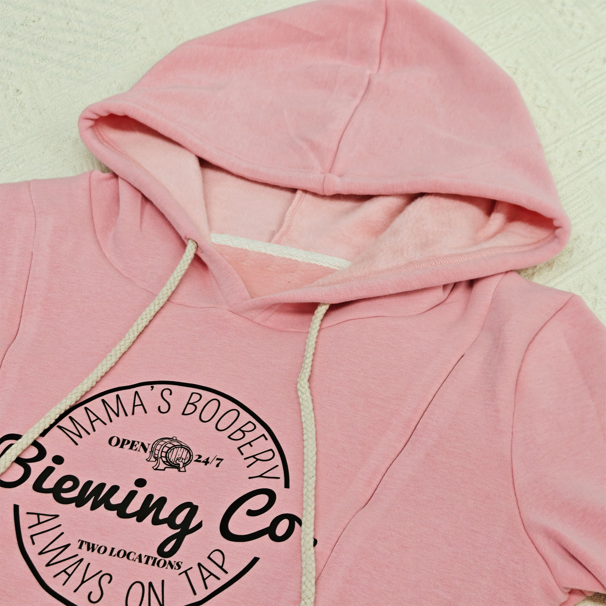 Personalized Maternity Hoodie, Breastfeeding Compatible Maternity Wear