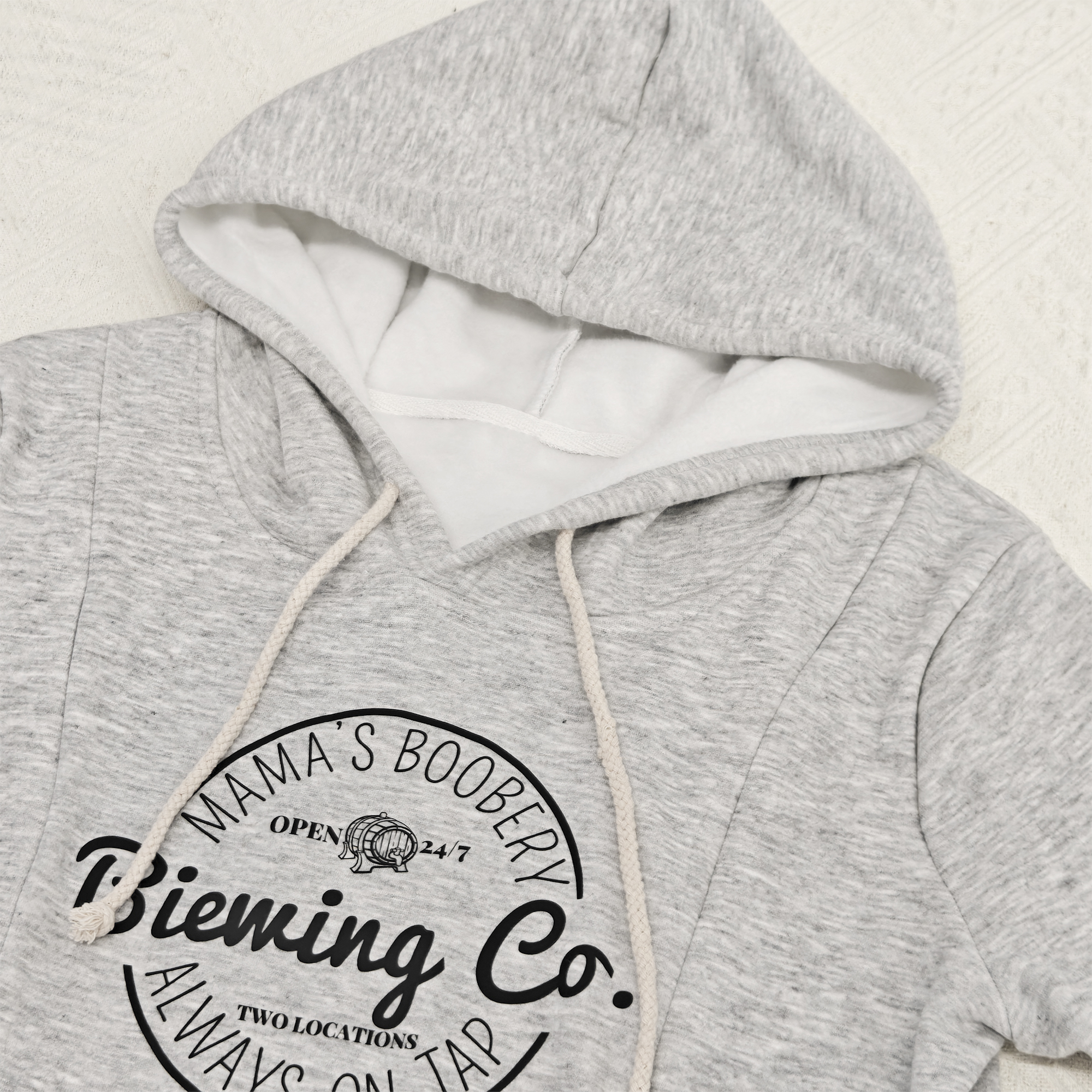 Personalized Maternity Hoodie, Breastfeeding Compatible Maternity Wear